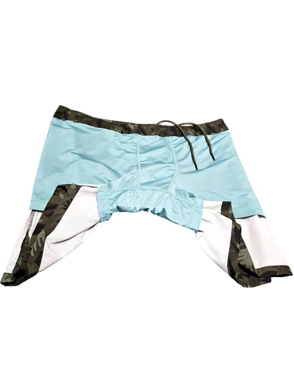 Goodfellow & Co Mens XL Green Camo Swim Trunks With Mesh Lining & Zipper Pocket - Picture 11 of 14